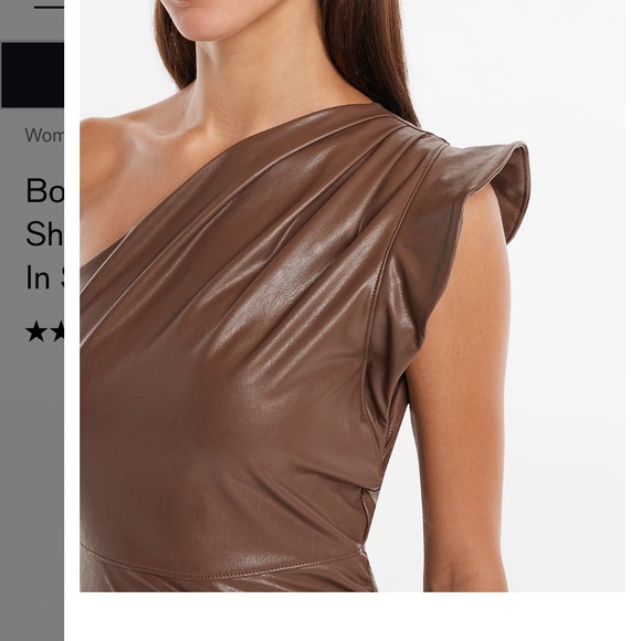 Faux leather mini dress - Picture 3 of 3